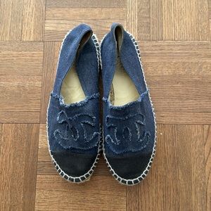 Chanel Denim Espadrilles